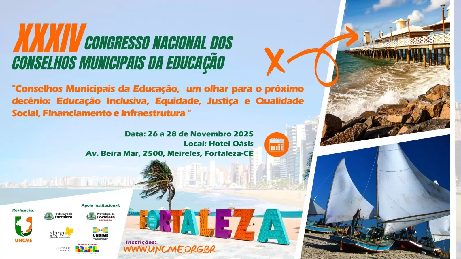 Participe do XXXIV Congresso Nacional dos Conselhos Municipais de Educação