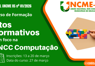 EDITAL UNCME-RS Nº 1/2026 Curso de Formação – Atos Normativos com foco na BNCC Computação