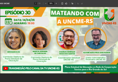 Mateando com a UNCME-RS de abril de 2026