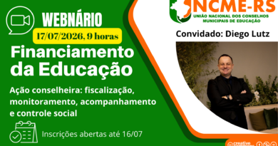 Webnário Financiamento da Educação