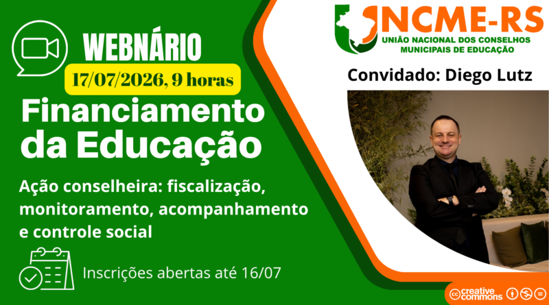 Webnário Financiamento da Educação