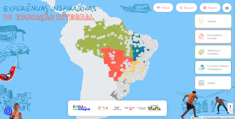 Mapa de Experiências Inspiradoras de Educação Integral